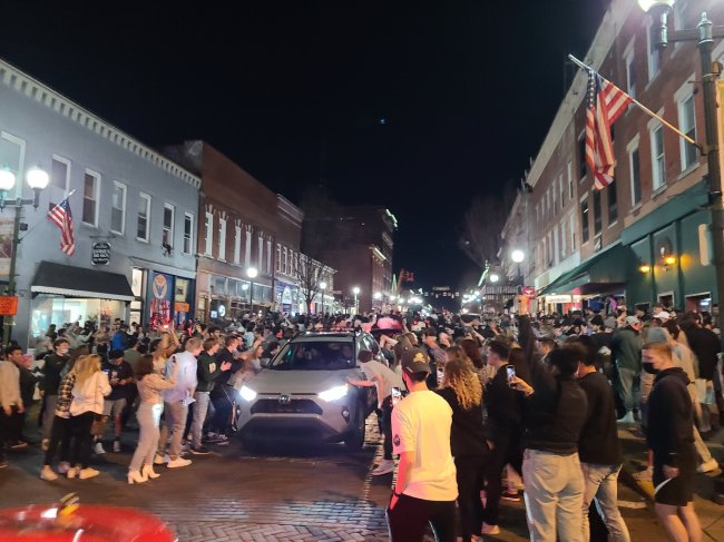 Ohio University Court Street Party March Madness