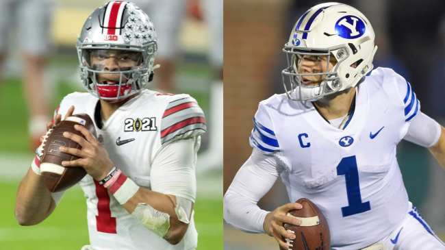 Zach Wilson Justin Fields NFL Draft
