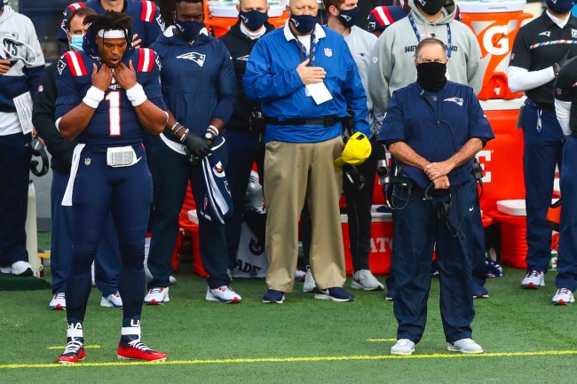 Patriots head coach Bill Belichick reportedly raves about Cam Newton, making some think the QB could rejoin team this NFL offseason