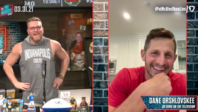 dan orlovsky pat mcafee show