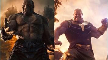 Darkseid Would Molly Whop Thanos And His Scrotum Chin In Five Games