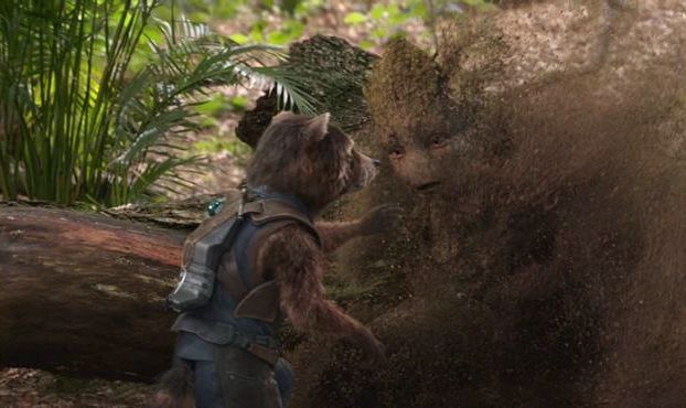 groot turning to dust infinity war