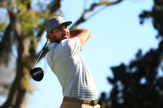 jason day hits drive into birds nest