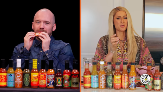 paris hilton hot ones