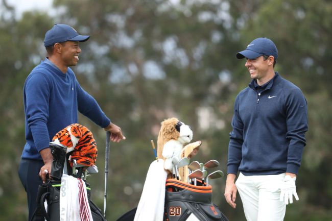 rory mcilroy tiger woods accident leaving hospital
