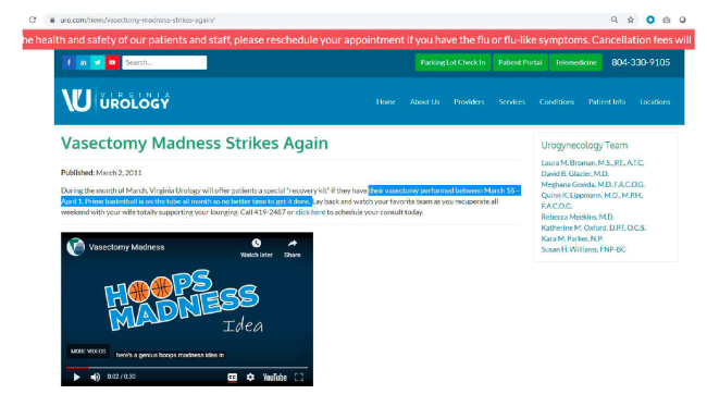 ncaa vasectomy mayhem trademark