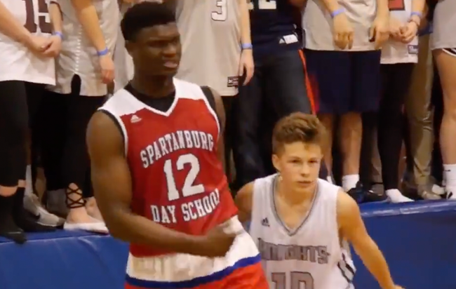 zion williamson small high school defender