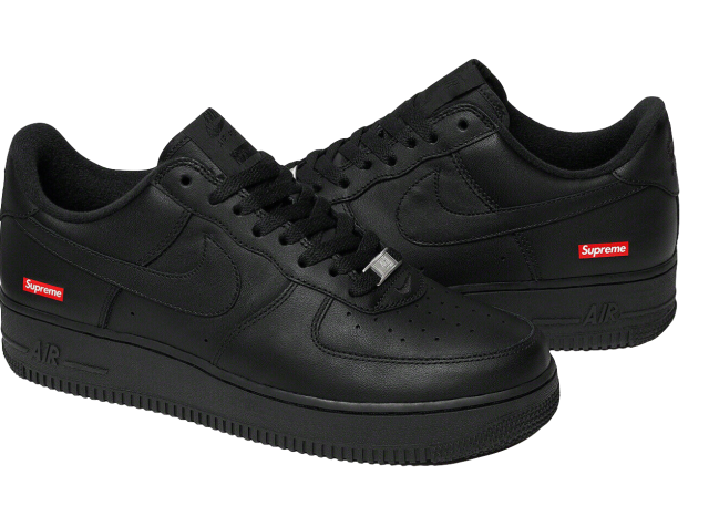 Nike Air Force 1 Low Supreme Black