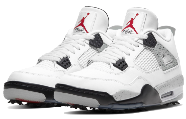 Nike Air Jordan 4 IV Retro G Golf White Cement