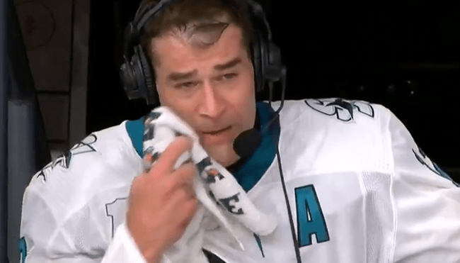 Patrick Marleau most game emotional interview