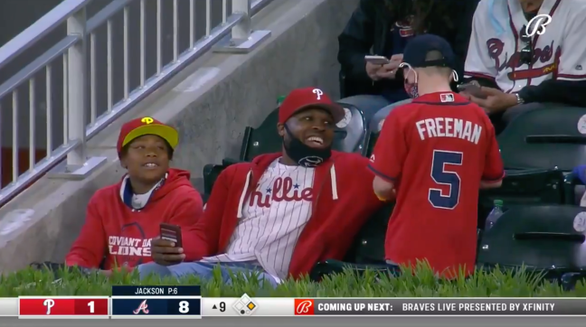 Phillies Braves Freddie Freeman Home Run