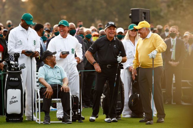 gary player son caddie promotes golf balls lee elder