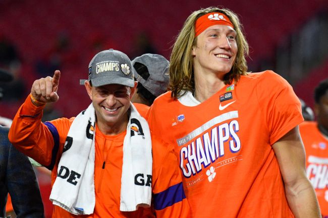 dabo swinney trevor lawrence steph curry