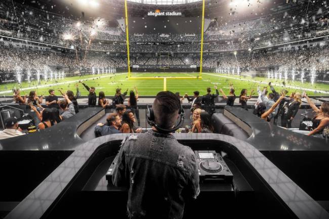 Las Vegas Raiders Allegiant Nightclub
