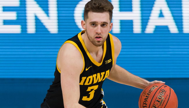Jordan Bohannon Iowa bar knockout video