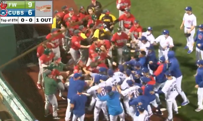 Minor League Teams For The Cubs And Padres Got Into A Major Brawl