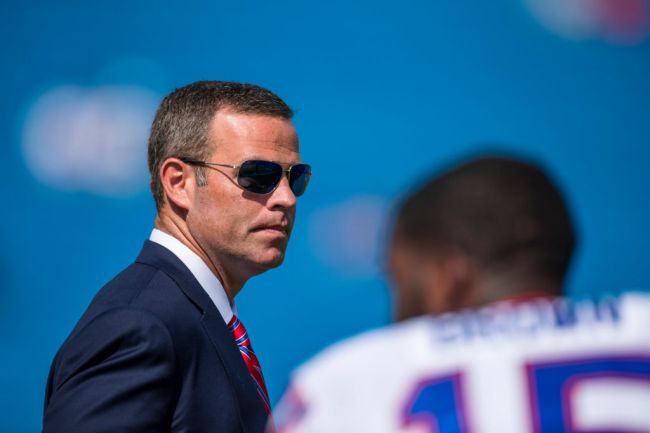 buffalo bills gm cut unvaccinated player