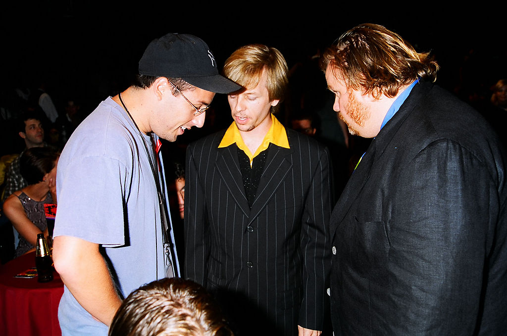 Chris Farley Adam Sandler David Spade Cindy Crawford