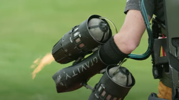 Watch This Guy In A Real-Life ‘Iron Man’ Jet Suit Smash Usain Bolt’s 100-Meter World Record