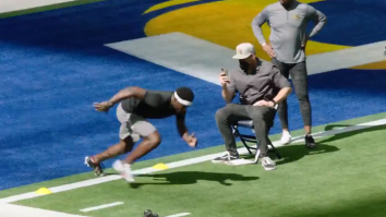 Michael Vick Runs A Blazing Fast 4.72 40-Yard Dash At 40-Years-Old