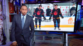 Famously Diehard Hockey Fan Stephen A. Smith Goes Berserk On The Edmonton Oilers For Getting Swept