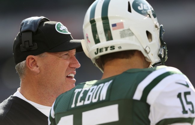 Former NFL head coach Rex Ryan says Tim Tebow provides leadership for the Jacksonville Jaguars, and could become a trick play option