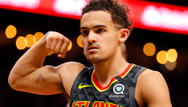 Trae Young perfect trash talking