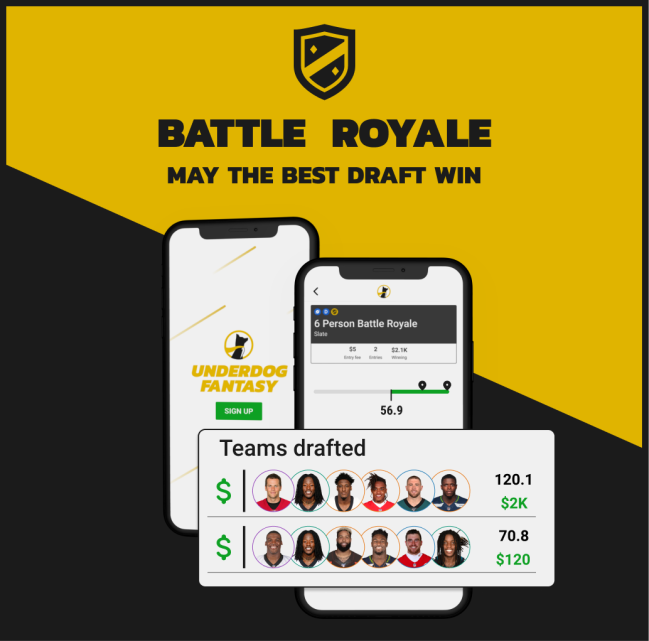 Battle Royale Underdog Fantasy