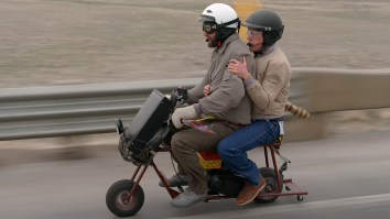 Two ‘Dumb And Dumber’ Fans Rode A Minibike For Almost 400 Miles To Recreate The Movie’s Road Trip In The Rockies