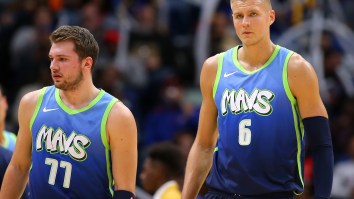 Kristaps Porzingis Gets Ripped To Shreds By Fans After Report Claims He’s Unhappy Playing Alongside Luka Doncic