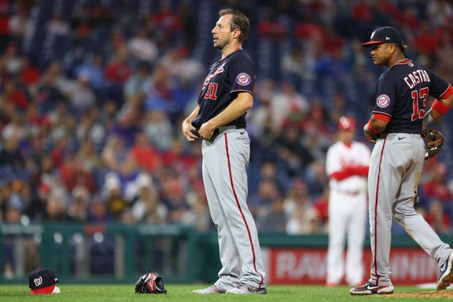 Max Scherzer Sticky Substance Washington Nationals