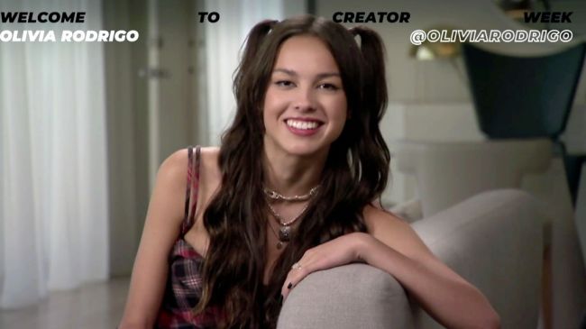 Courtney Love accusing Olivia Rodrigo of copying the cover of Hole's 1994 album Live Through This.