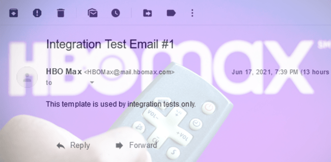 HBO Max Explains Why People Got Cryptic Integration Test Email 1