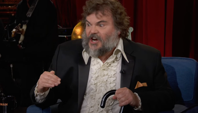 Jack Black injured Conan farewell episode