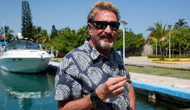 John McAfee Instagram Account Disappears Following Cryptic Post
