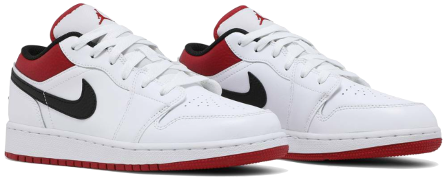 Nike Air Jordan 1 Low White Gym Red
