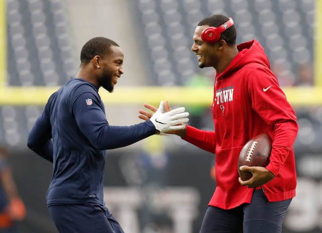 Kareem Jackson, a former teammate of Deshaun Watson's, says the QB is allegedly interested in a trade to the Denver Broncos