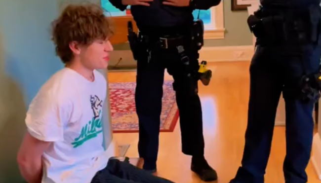 drunk guy police airbnb tiktok