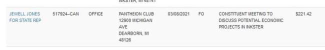 Jewell Jones Michigan Pantheion Club
