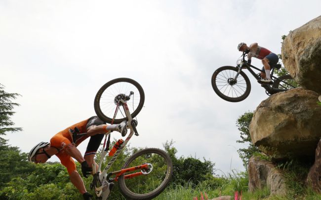 Cycling - Mountain Bike - Olympics: Day 3 Mathieu van der Poel crash