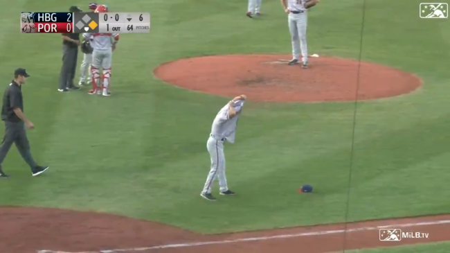Minor League Manager Tripp Keister Removes His Jersey On The Field Gets Ejected
