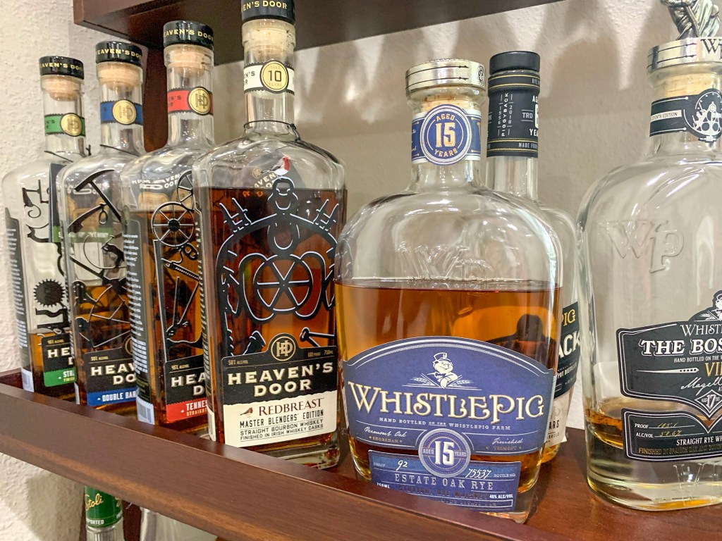Best Bourbon Whistle Pig 15-year and Heaven's Door