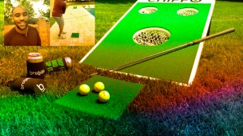 Harold Varner III Shows Why Chippo Is The Best Backyard Golf Game Known To Man