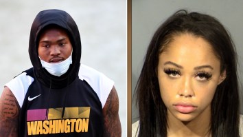 Dwayne Haskins And His Wife React On Social Media To Domestic Violence Reports Claiming She Punched Him In The Face And Broke His Tooth