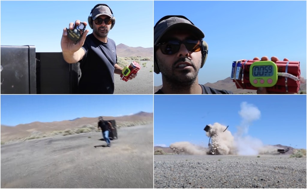 Edwin Sarkissian M67 Frag Grenade Dynamite Explosion Safe