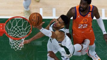 Video Clip Of LeBron James Mocking Giannis’ Scoring Ability Resurfaces As The Greek Freak Is Posting Historic Finals Numbers