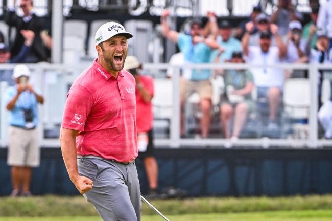 jon rahm us open celebration