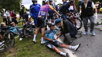 Tour De France Drops Charges Against Sign Lady, The French Remain Charmin Soft