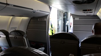 Viral Video Shows American Airlines Passenger Duct Taped To Seat After She Tried To Open Plane Door