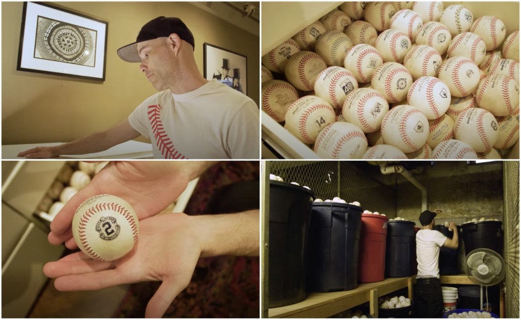 Zack Hample baseball collection over 11,000 baseballs